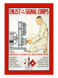 Enlist in the Signal Corps Veggoverføringsbilde av J. Mcgibbon Brown Enlist in the Signal Corps Veggoverføringsbilde av J. Mcgibbon Brown
