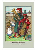 Wandering Musicians, c.1873 Wall Decal by J.e. Rogers