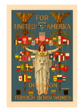 For United America Wall Decal by C. Howard Walker