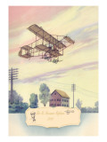 The H. Farman Plane, 1910 Wall Decal by Charles H. Hubbell