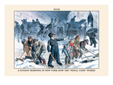 Puck Magazine: A Sunday Morning in New York Wall Decal by F. Graetz