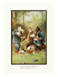 Teddy Roosevelt's Bears: Teddy B and Teddy G at a Picnic Wall Decal by R.k. Culver