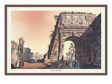 Arch of Titus Wall Decal by M. Dubourg