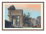 Temple of Jupiter Tonans Wall Decal by M. Dubourg