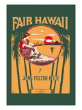 Fair Hawaii Wall Decal by L. E. Morgan