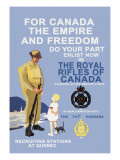 For Canada, The Empire, and Freedom Wall Decal by M. Gagnon