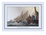 Mackerel Fishing Wall Decal by J.h. Clark