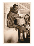 South African Mother and Child Wall Decal by Leon V. Kofod
