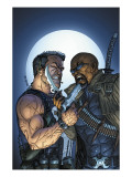 Marvel Team-Up 8 Cover: Punisher and Blade Prints by Johnson jeff