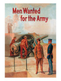 Men Wanted for the Army Wall Decal by Michael P. Whalen