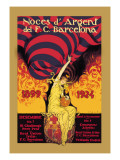 Noces d'Argent del F.C. Barcelona Wall Decal by J. Segrelles
