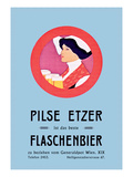Pilznetzer is Das Beste Flaschenbier Wall Decal by F. Sperl