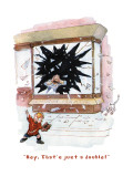 Storefront Double Wall Decal by P.b. Crosby
