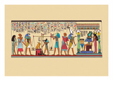 Scene of Judgment in the Hall of Two Truths Wall Decal by J. Gardner Wilkinson