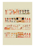 Tributaries from the Tomb of Rekhmara at Thebes Wall Decal by J. Gardner Wilkinson