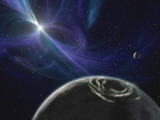 This Artist's Concept Depicts the Pulsar Planet System Discovered by Aleksander Wolszczan in 1992 Photographic Print by Stocktrek Images 