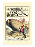 Puck Magazine: Cannot Sail, Try to Sink Wall Decal by F. Graetz