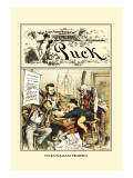 Puck Magazine: Puck's Pleasant Prospect Wall Decal by William W. Denslow