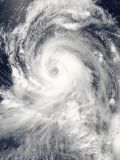 Typhoon Tingting Over the Northern Mariana Islands Photographic Print by Stocktrek Images 