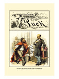 Puck Magazine: Trying to Bulldoze the Governor Autocollant mural par C.j. Taylor
