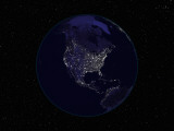 Earth Centered on Northamerica Photographic Print by Stocktrek Images 