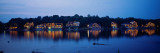 Boathouse Row Lit Up at Dusk, Philadelphia, Pennsylvania, USA Kalkomania ścienna autor Panoramic Images Boathouse Row Lit Up at Dusk, Philadelphia, Pennsylvania, USA Kalkomania ścienna autor Panoramic Images