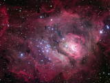 The Lagoon Nebula Photographic Print by Stocktrek Images 