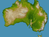 Continent of Australia Photographic Print by Stocktrek Images 