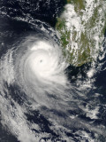 Tropical Cyclone Favio (14S) off Madagascar, February 20, 2007 Photographic Print by Stocktrek Images 