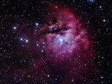 The Pacman Nebula Photographic Print by Stocktrek Images 