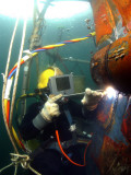 US Navy Diver Photographic Print by Stocktrek Images 