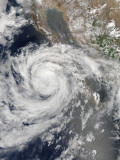 Tropical Storm Emilia off Baja California, July 26, 2006 Photographic Print by Stocktrek Images 