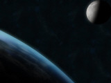 Earth and the Moon Photographic Print by Stocktrek Images 