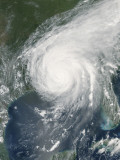August 29, 2005, Hurrican Katrina Over the Gulf Coast Photographic Print by Stocktrek Images 
