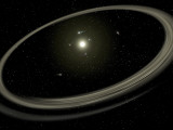 Illustration of How Planetary Systems Arise out of Massive Collisions Between Rocky Bodies Photographic Print by Stocktrek Images 