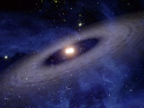 Planets and Asteroids Circle Around Not One, But Two Suns Photographic Print by Stocktrek Images 