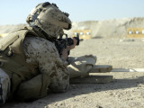 A Corpsman Fires His M16A2 Service Rifle to Acquire a Battle Sight Zero Photographic Print by Stocktrek Images 
