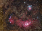 Nebulosity in Sagittarius Photographic Print by Stocktrek Images 