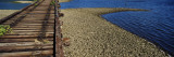 Old Railroad Trestle across a Shallow Bay at Low Tide Showing Oyster Beds, Sarasota County, Florida Wall Decal by Panoramic Images 