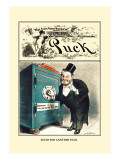 Puck Magazine: Solid for Another Year Wall Decal by William W. Denslow