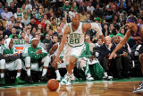 Phoenix Suns v Boston Celtics, Boston, MA - March 2: Ray Allen and Jared Dudley Photographic Print by Brian Babineau