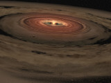 This Artist's Concept Shows a Brown Dwarf Surrounded by a Swirling Disk of Planet-Building Dust Photographic Print by Stocktrek Images 