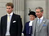 Prince Charles and Prince WIlliam hold a garden party with Camilla Parker Bowles at Holyrood House  Photographic Print