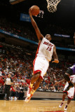 Sacramento Kings v Miami Heat, Miami - February 22: Mario Chalmers Photographic Print by Issac Baldizon