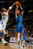 Dallas Mavericks v Denver Nuggets, Denver, CO - February 10: Jason Kidd and J.R. Smith Photographic Print by Doug Pensinger