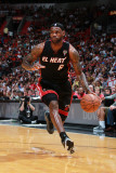 Chicago Bulls v Miami Heat, Miami, FL - March 6: LeBron James Photographic Print by Victor Baldizon