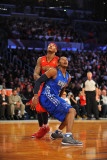 2011 NBA All Star Game, Los Angeles, CA - February 20: Joe Johnson and Carmelo Anthony Photographie par Garrett Ellwood