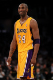 New Orleans Hornets v Los Angeles Lakers, Los Angeles, CA - January 07: Kobe Bryant Photographic Print by Stephen Dunn
