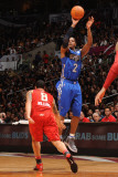 2011 NBA All Star Game, Los Angeles, CA - February 20: Joe Johnson and Deron Willimas Photographie par Noah Graham