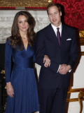 Prince William is to marry Kate Middleton next year, Clarence House has said Photographic Print